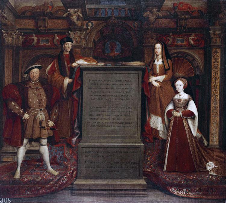 Leemput, Remigius van Henry VII and Elizabeth of York (mk25)